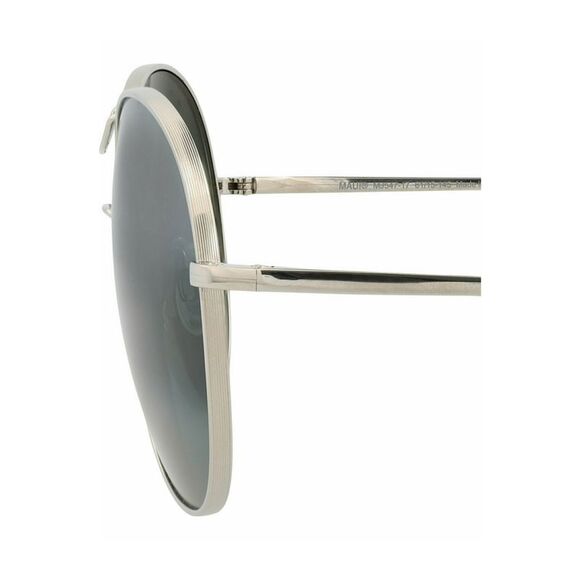 Maui Jim Round-Frame Titanium Sunglasses Silver Womens - Picture 4 of 6